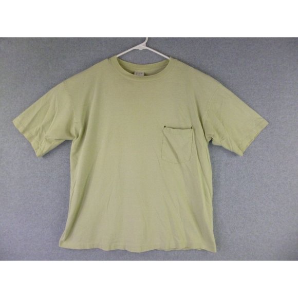 GAP Other - Vintage GAP Shirt Adult Large Green Short Sleeve Pocket-T Casual Preppy Tee Mens